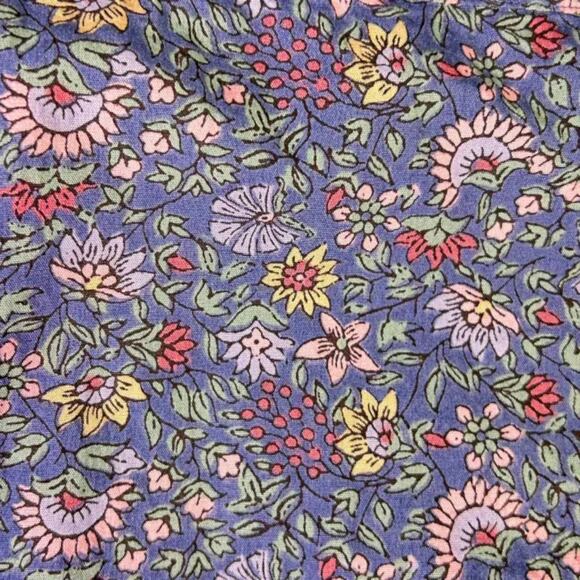 J.Crew Floral Button Down Shirt Mens Large Blue Liberty Style Cotton Stretch - Picture 7 of 7